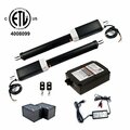 Aleko ETL Listed Back up Kit & Swing Gate Opener for Dual Swing Gates up to 1300 lbs GG1300UBACK-UNB